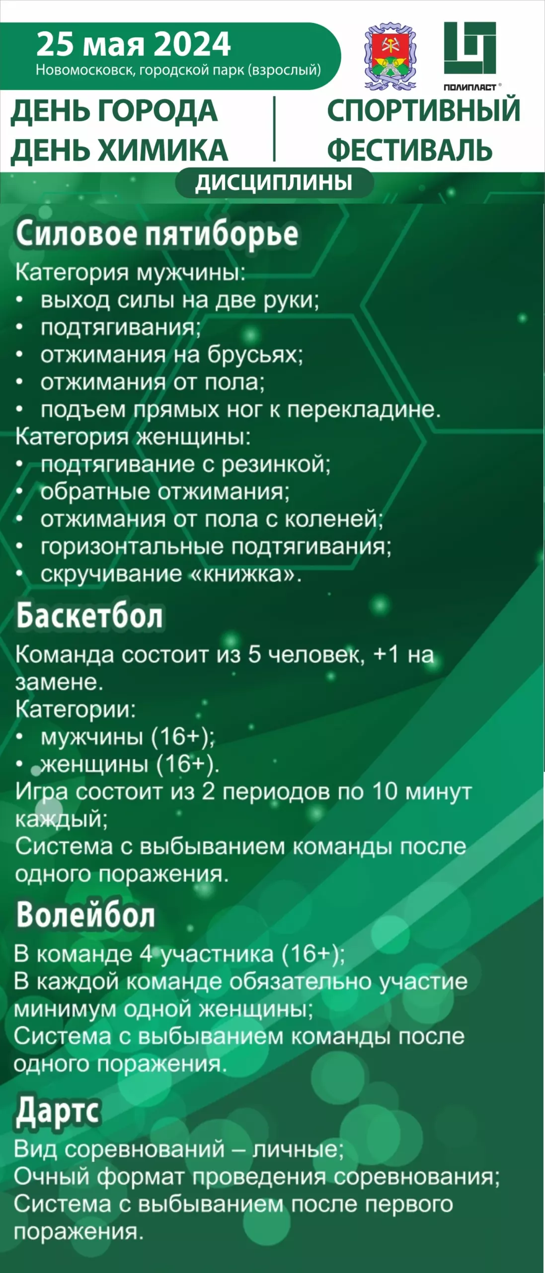 День города и химика 2024 в Новомосковске: программа мероприятий, когда салют
