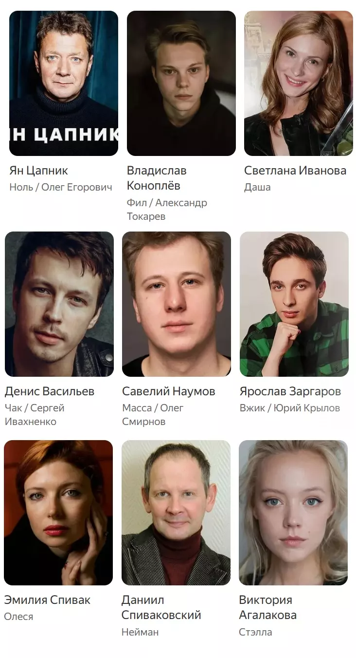 Актеры и роли сериал отмороженные